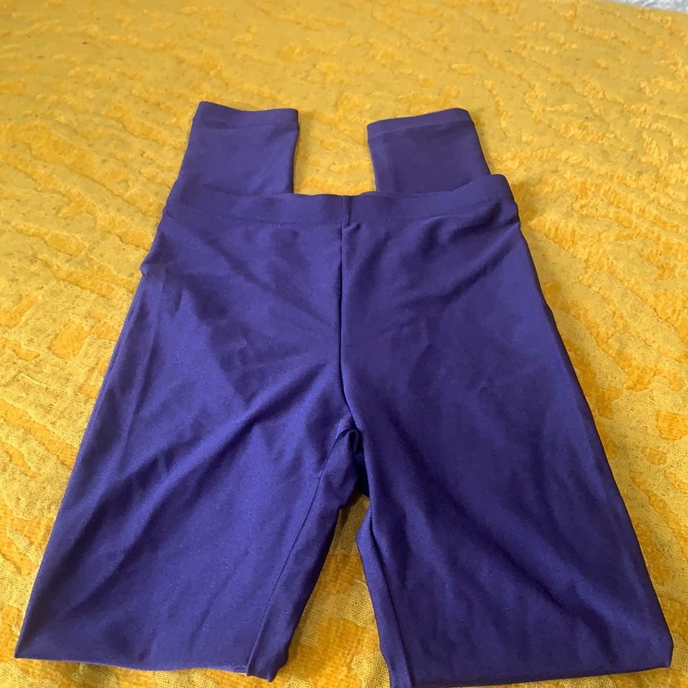 American apparel purple leggings
